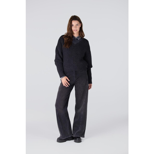 Jansen Amsterdam Dawn c157 v-neck antraciet C157 large