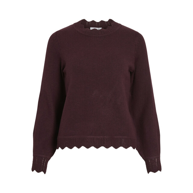 Vila Vinikolina o-neck l/s knit top no 14106419 large