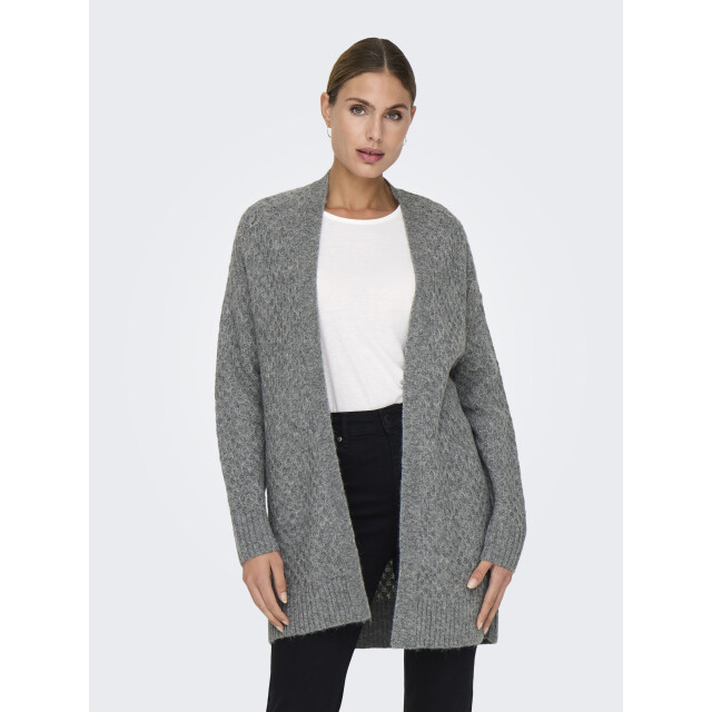 Jacqueline de Yong Jdybigum l/s long open cardigan knt 15328358 large