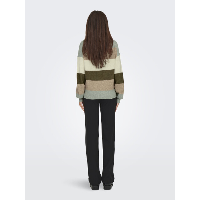 Only Onlatia l/s stripe pullover knt noo 15220044 large