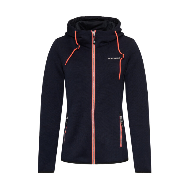 Nordberg Elise knitted fleece jacket hooded 5S-LF02101 large
