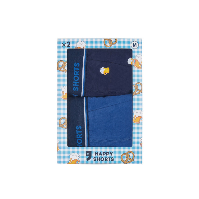 Happy Shorts Heren boxershorts oktoberfest 2-pack bier HS-J-1085 large Happy Shorts Heren boxershorts oktoberfest 2-pack bier HS-J-1085 large