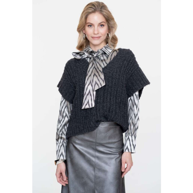 Geisha Blouse silver grey 53593-32-000915 large