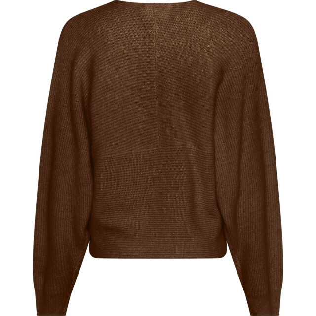 Moss Copenhagen Mschzinelle hope wrap pullover 18469-slate black mel large