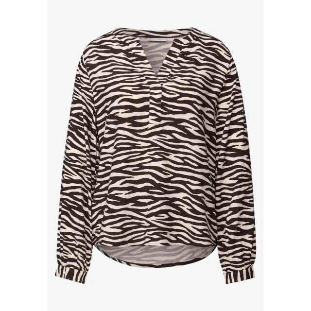 Street One a346047 ltd qr splitneck tunic blouse A346047 large
