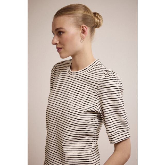 Tramontana fancy striped top c46-17-401 006801 stone melange 06615.264.0065 large