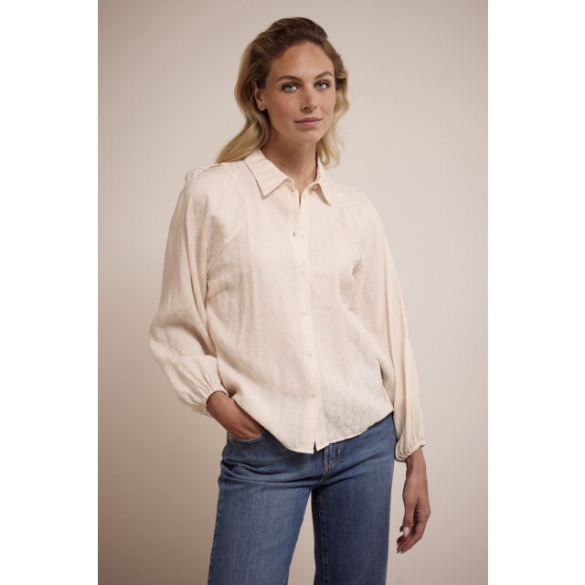 Tramontana puff sleeved blouse c19-17-301 006800 stone 06615.264.0026 large