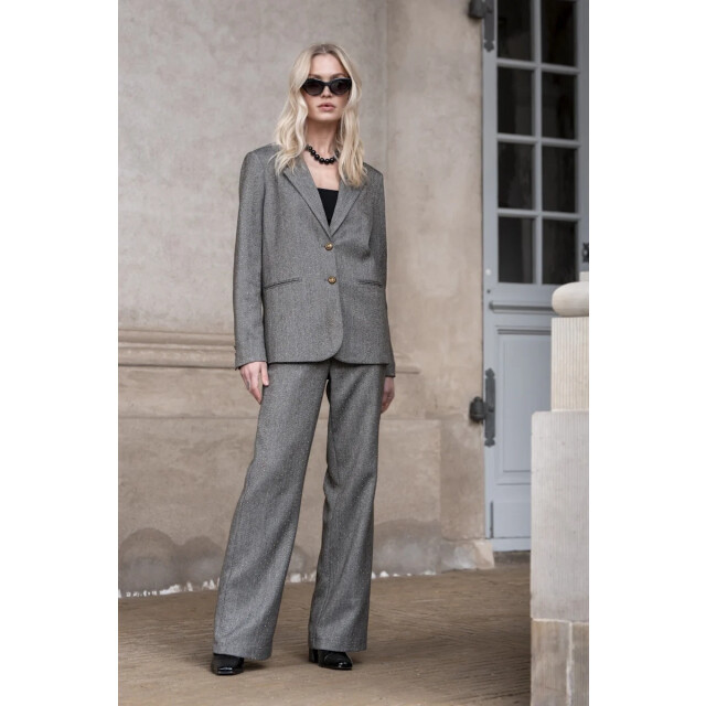 Geisha 51532-10 950 pants herringbone + stones anthracite stones 51532-10 950 large