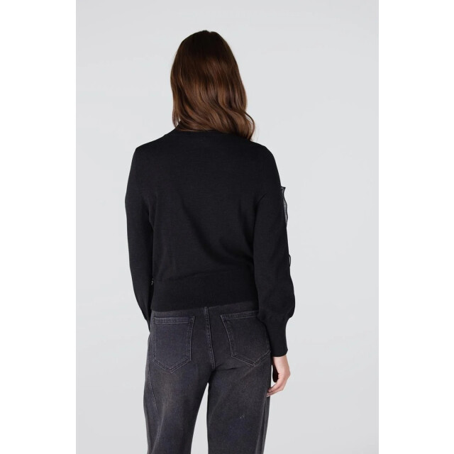 Jansen Amsterdam Barbara fn155 with sleeve ruffels antraciet FN155 large