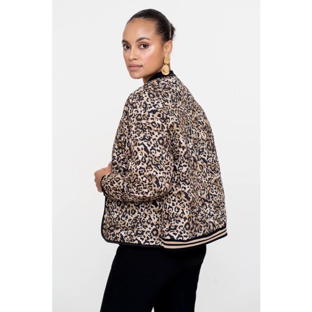 Geisha 55538-70 999 jacket stepped leopard black/sand 55538-70 999 large