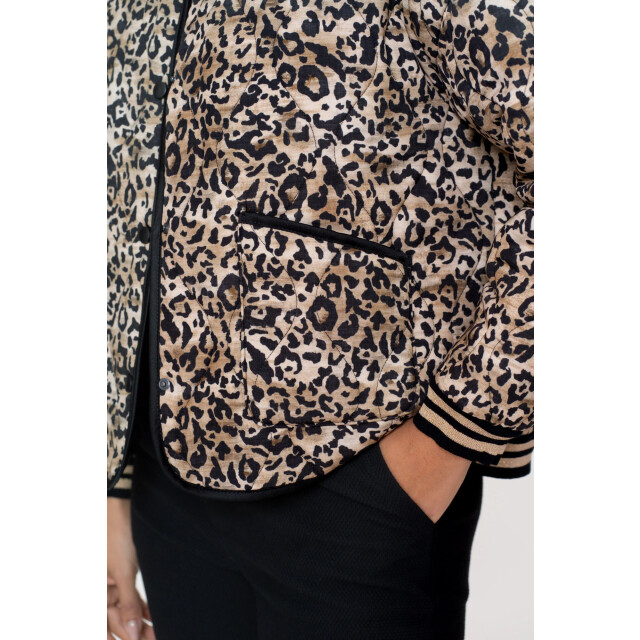 Geisha 55538-70 999 jacket stepped leopard black/sand 55538-70 999 large