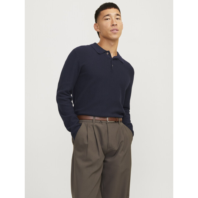 Jack & Jones Sandri knit polo ls 12284506-NIG-XL large