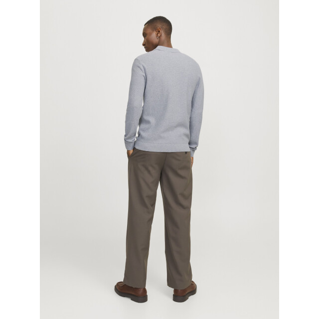 Jack & Jones Sandri knit polo ls 12284506-GRY-S large