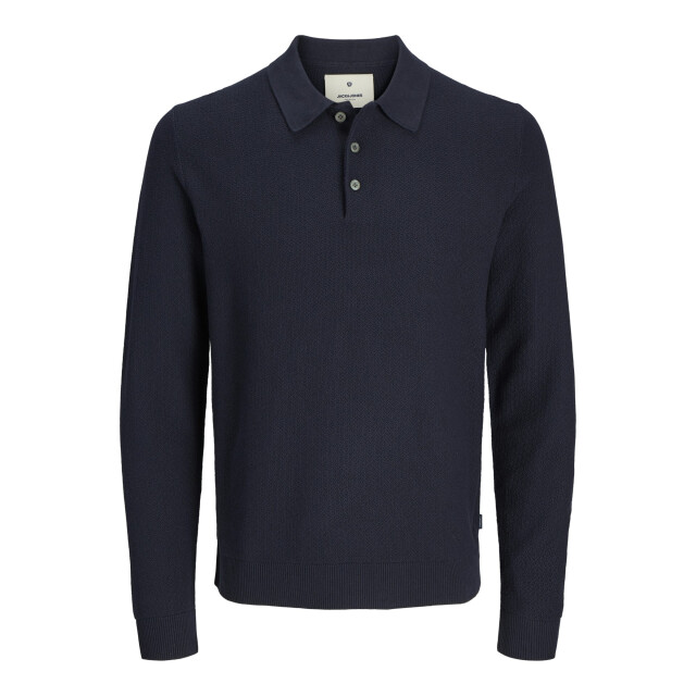 Jack & Jones Sandri knit polo ls 12284506-NIG-XL large