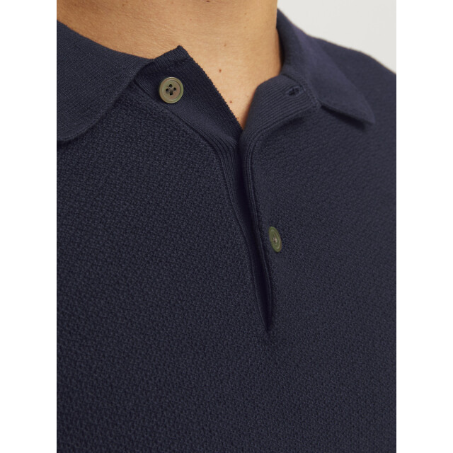 Jack & Jones Sandri knit polo ls 12284506-NIG-XL large