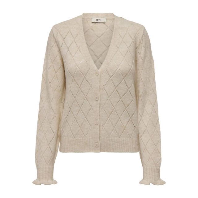 Jacqueline de Yong Letty l/s v-neck struc cardi knt 15309447 large