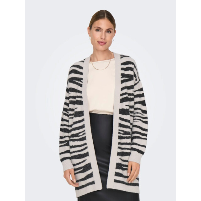 Jacqueline de Yong Lorraine animal l/s long cardigan 15328366 large