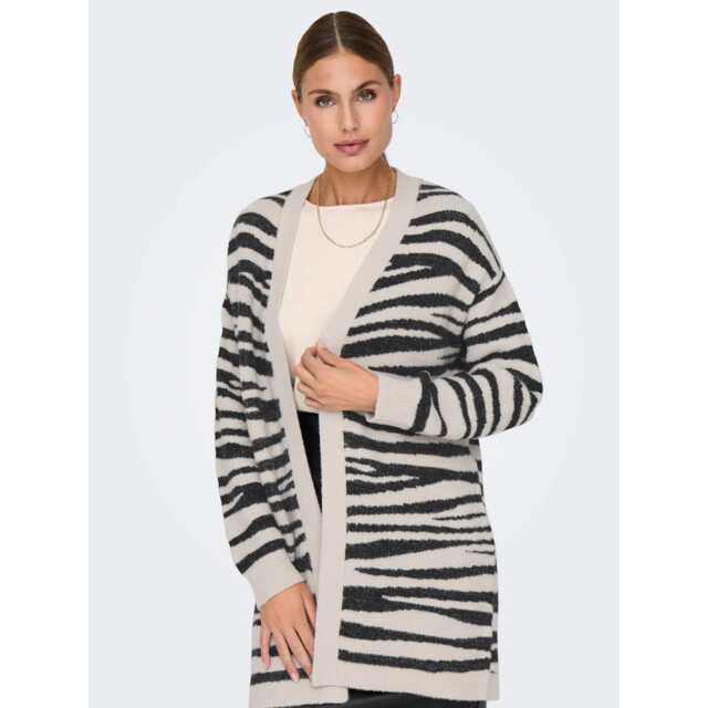 Jacqueline de Yong Lorraine animal l/s long cardigan 15328366 large