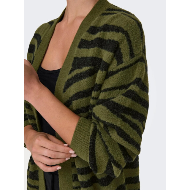 Jacqueline de Yong Lorraine animal l/s long cardigan 15328366 large