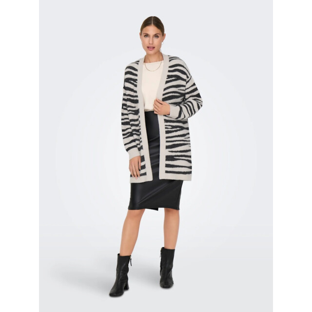 Jacqueline de Yong Lorraine animal l/s long cardigan 15328366 large
