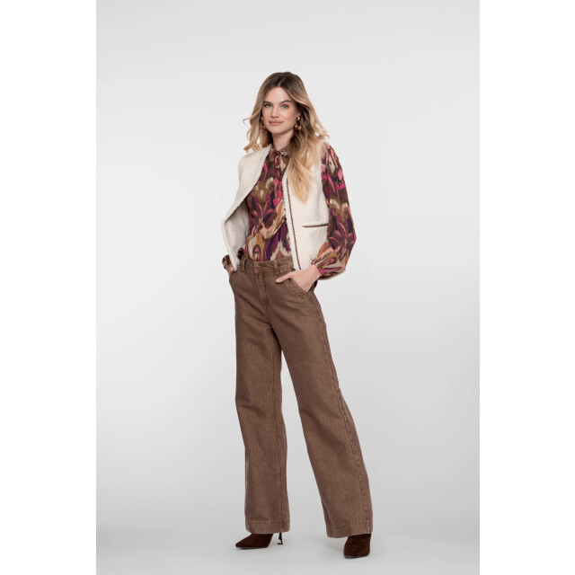 Geisha Wide leg jeans 51515-10-/gold 51515-10-CAMEL/GOLD large