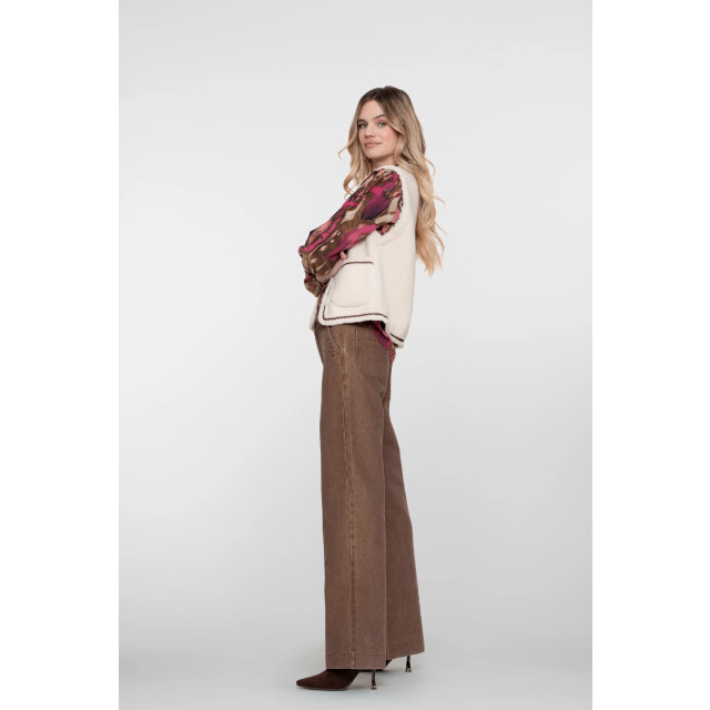 Geisha Wide leg jeans 51515-10-/gold 51515-10-CAMEL/GOLD large