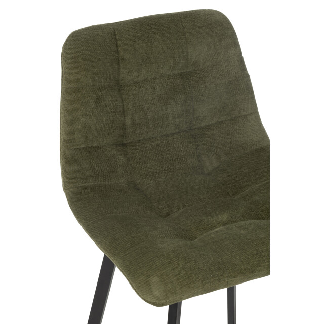 J-Line Bar chair kent metal/polyester green 46342 large