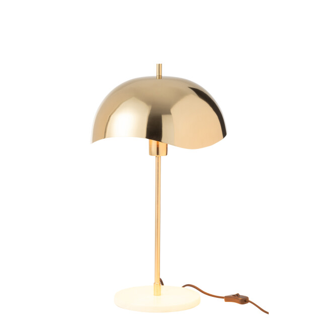 J-Line Table lamp metal/marble gold 49180 large