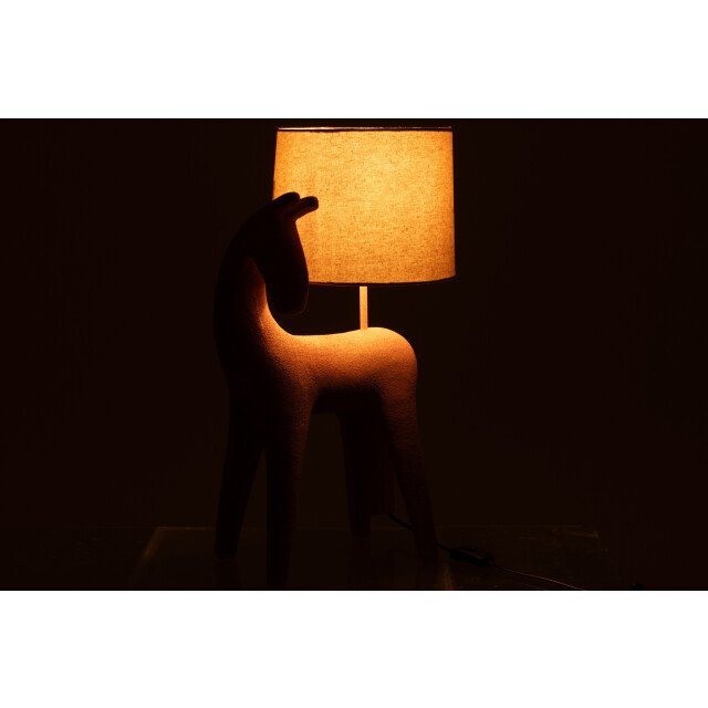 J-Line Table lamp horse modern resin terra 50114 large