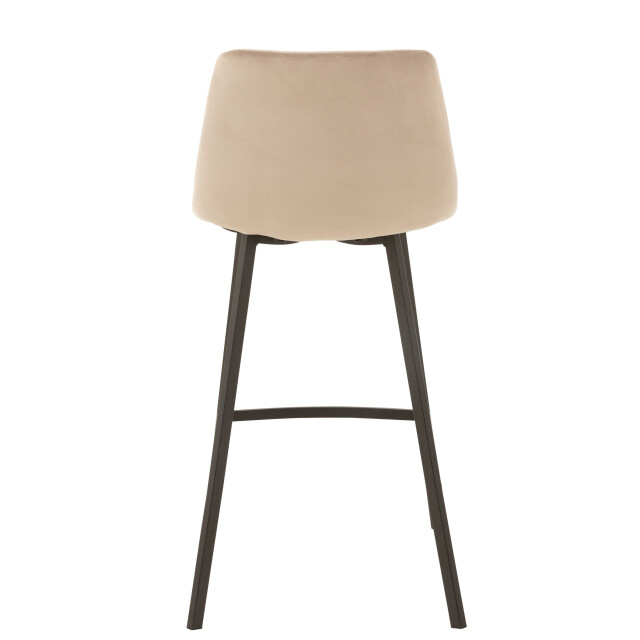 J-Line Barstool olivier textile/metal beige 15469 large