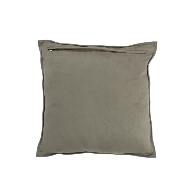 J-Line Cushion square little leather green 17938 large