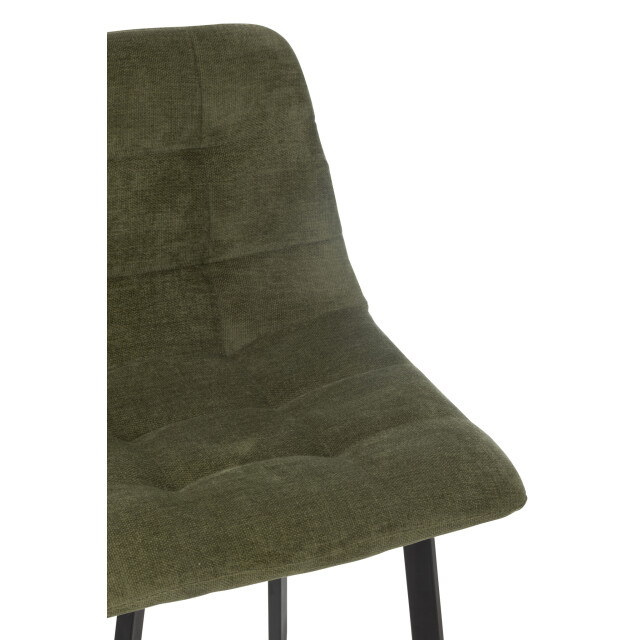 J-Line Bar chair kent metal/polyester green 46342 large
