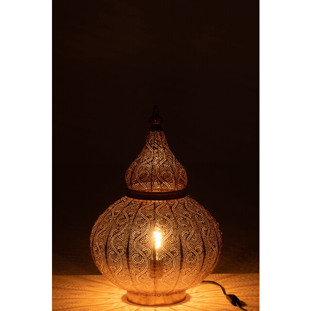 J-Line Lamp aladin metal gold small 40888 large