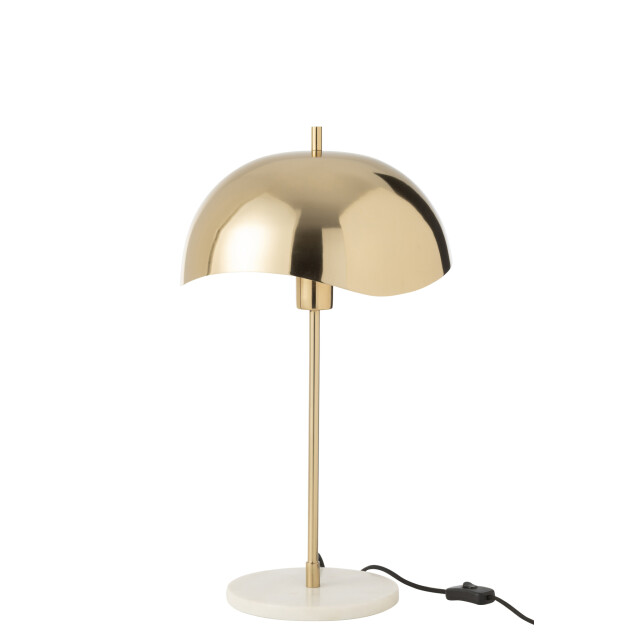 J-Line Table lamp metal/marble gold 49180 large