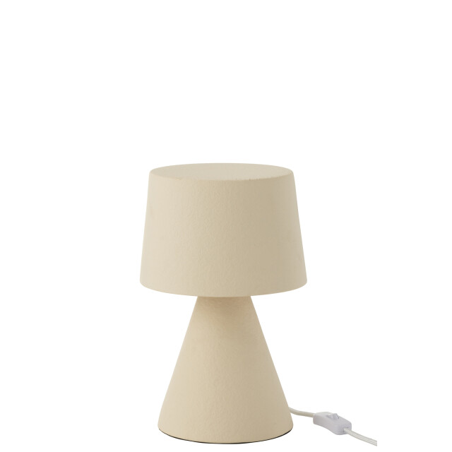 J-Line Table lamp small shade stoneware beige 48730 large