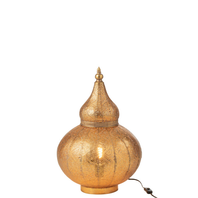 J-Line Lamp aladin metal gold small 40888 large