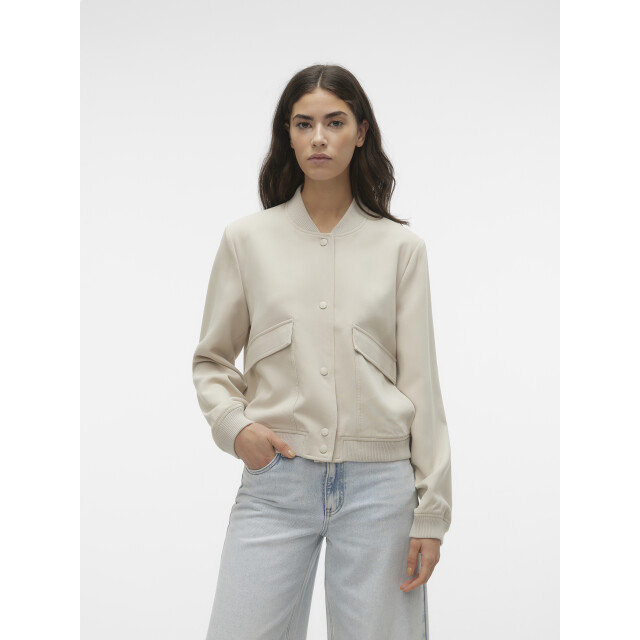 Vero Moda vmamala short jacket ts 10307303 silver lining 06111.185.0029 large