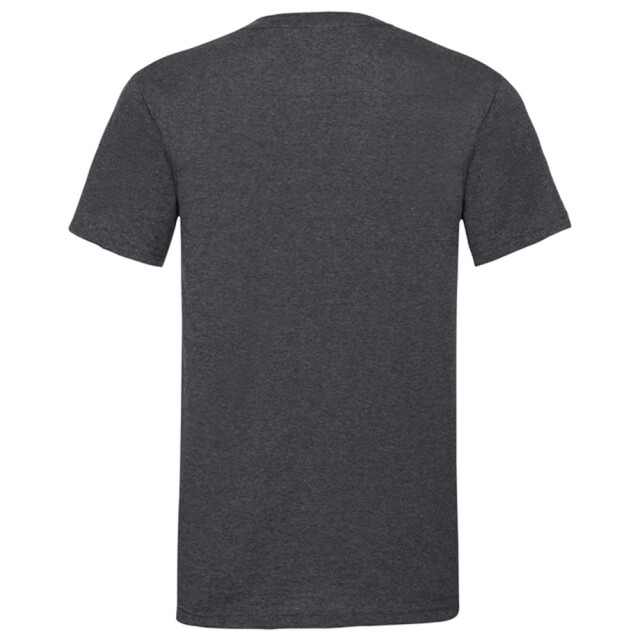 Fruit of the Loom Unisex adult waardevol heide v hals t-shirt UTLT2576_darkgrey large