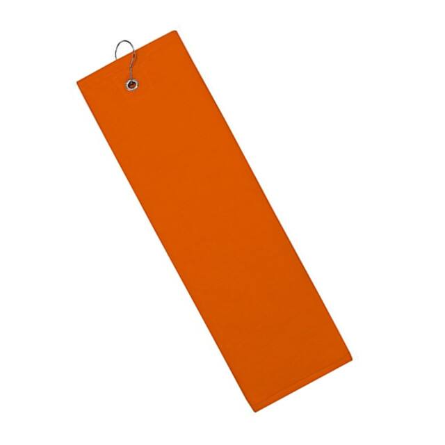 The One Towelling Effen vochtafvoerende golfhanddoek UTLT3988_orange large