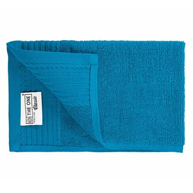 The One Towelling Klassieke gastendoek UTLT4048_turquoise large