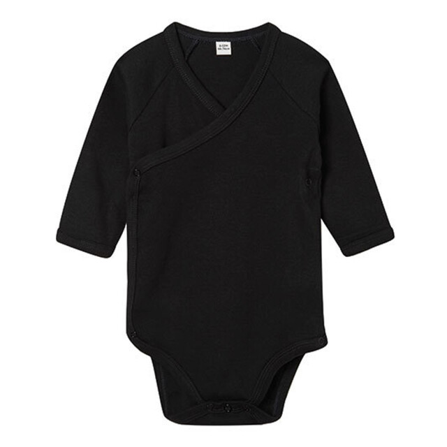 Babybugz Baby kimono body met lange mouwen UTLT5464_black large