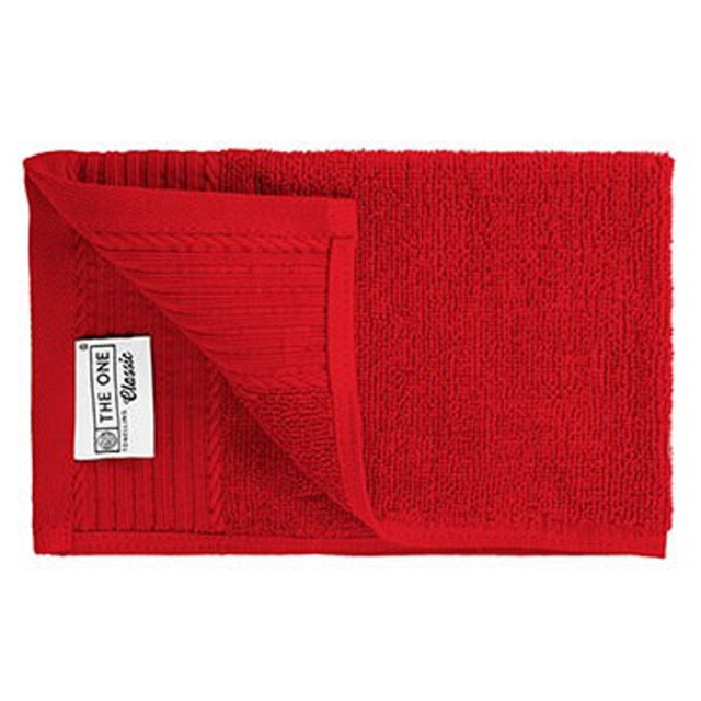 The One Towelling Klassieke gastendoek UTLT4048_red large