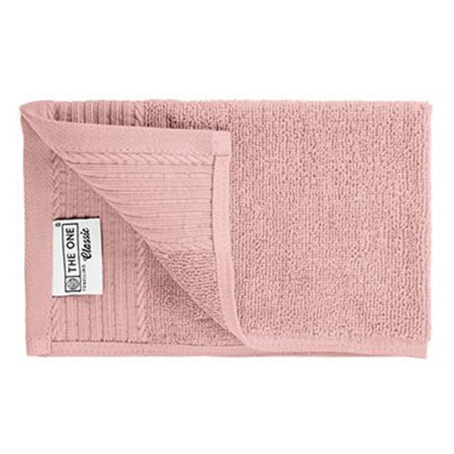 The One Towelling Klassieke gastendoek UTLT4048_salmon large