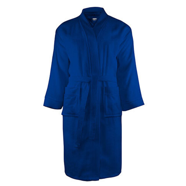 The One Towelling Klassieke badjas voor volwassenen UTLT4043_navyblue large