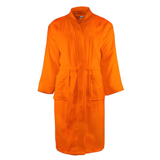 The One Towelling Klassieke badjas voor volwassenen UTLT4043_orange large