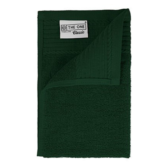The One Towelling Klassieke gastendoek UTLT4048_darkgreen large