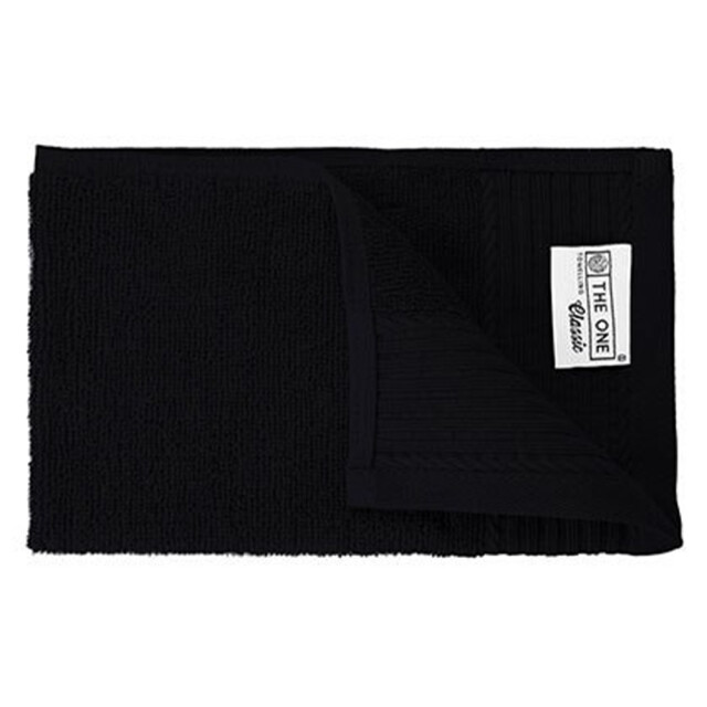 The One Towelling Klassieke gastendoek UTLT4048_black large