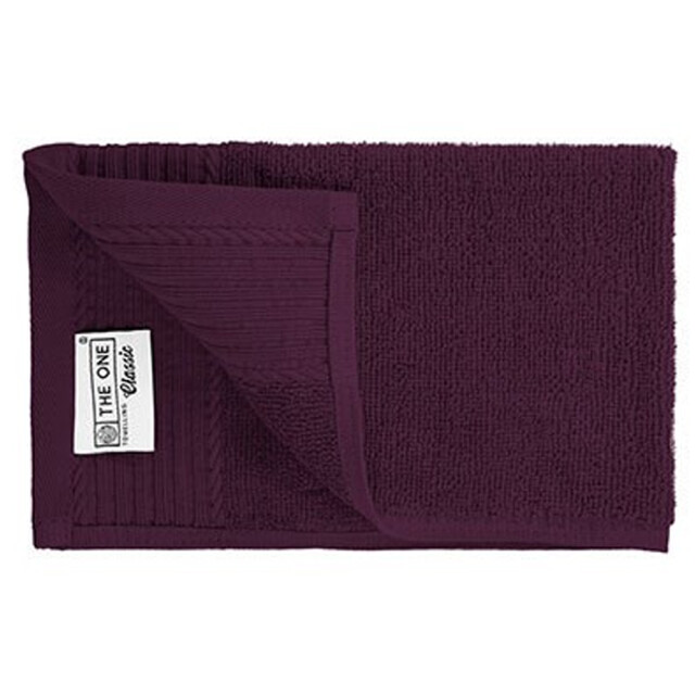 The One Towelling Klassieke gastendoek UTLT4048_plum large