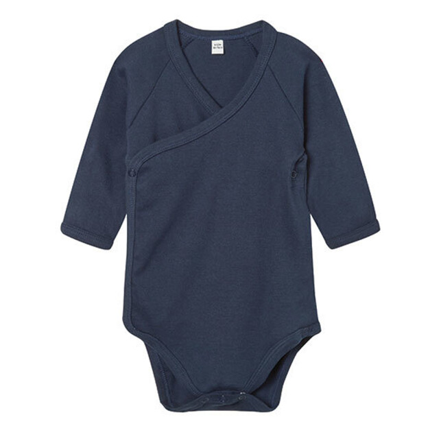 Babybugz Baby kimono body met lange mouwen UTLT5464_nauticalnavy large