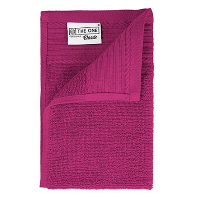 The One Towelling Klassieke gastendoek UTLT4048_magenta large